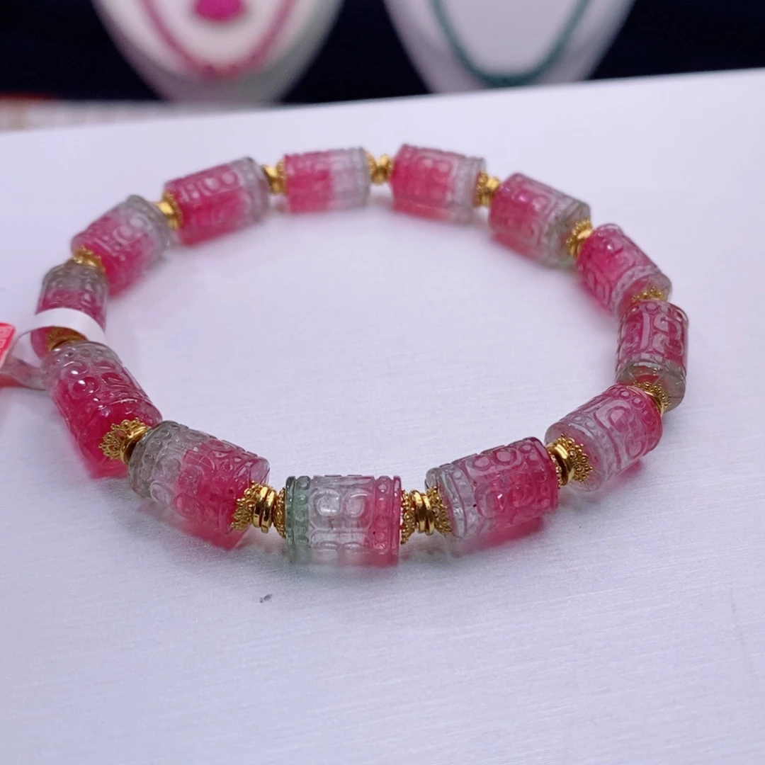 18K金镶嵌手链碧玺碧玺A手链