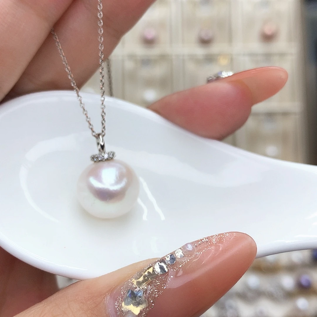 淡水珍珠合金颈饰