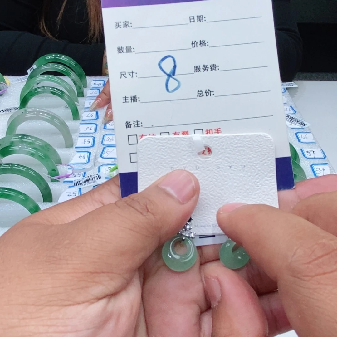 合金石英质玉耳钉
