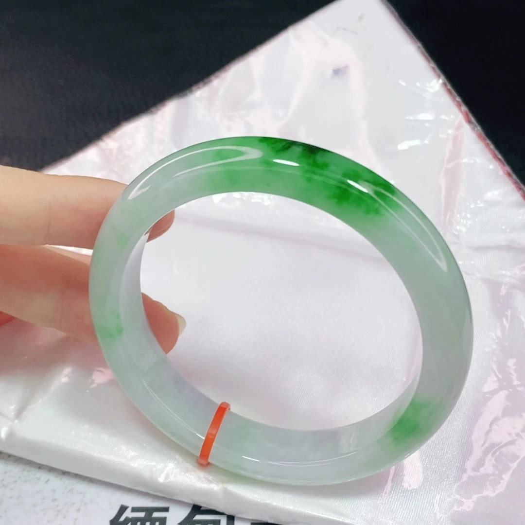 未镶嵌手镯翡翠57.6正圈