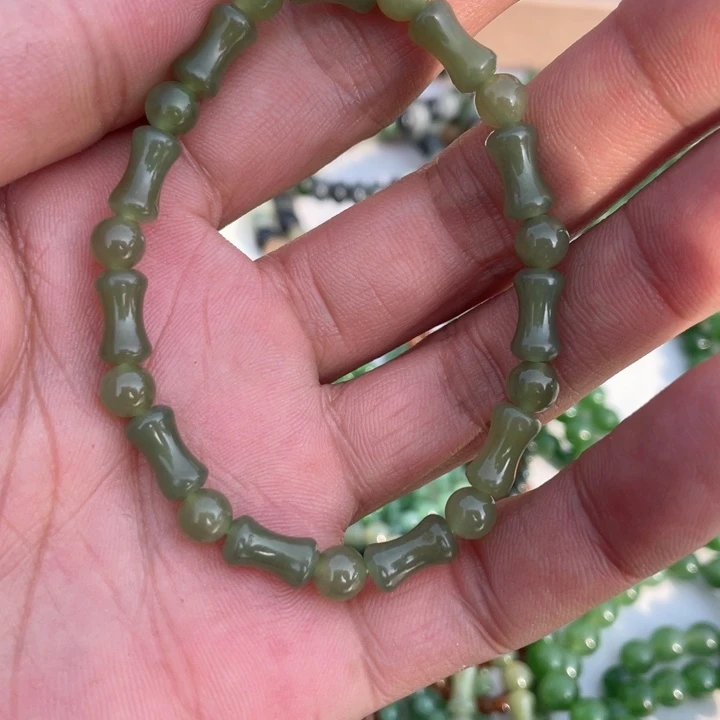 和田玉手串未镶嵌