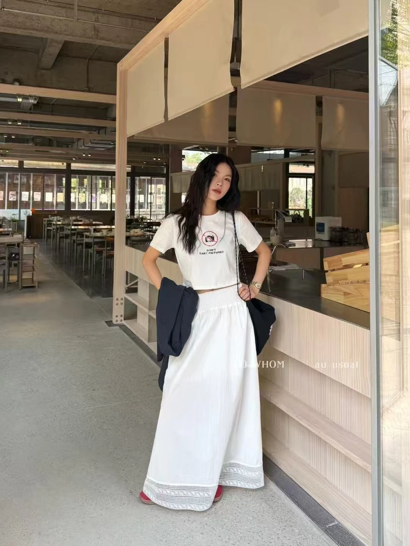 TOWARD 福秒（9towH50072#)禁止拍照 趣味印花短款T恤9-67