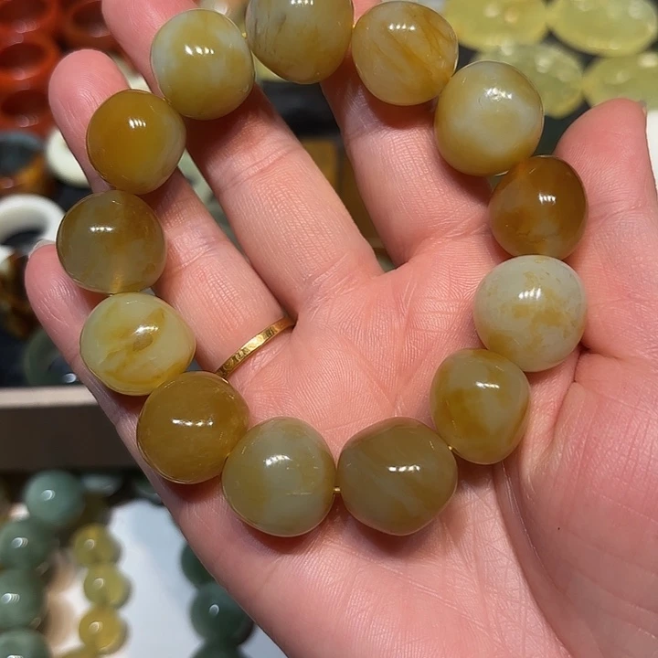 蛇纹石玉未镶嵌手串