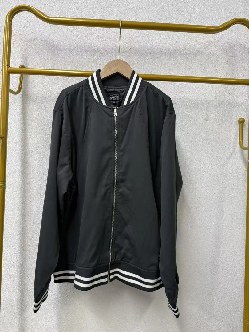 唯琳剪标 7仓S2-4-2380款 黑色秋季上衣立领春款夹克极简风长65