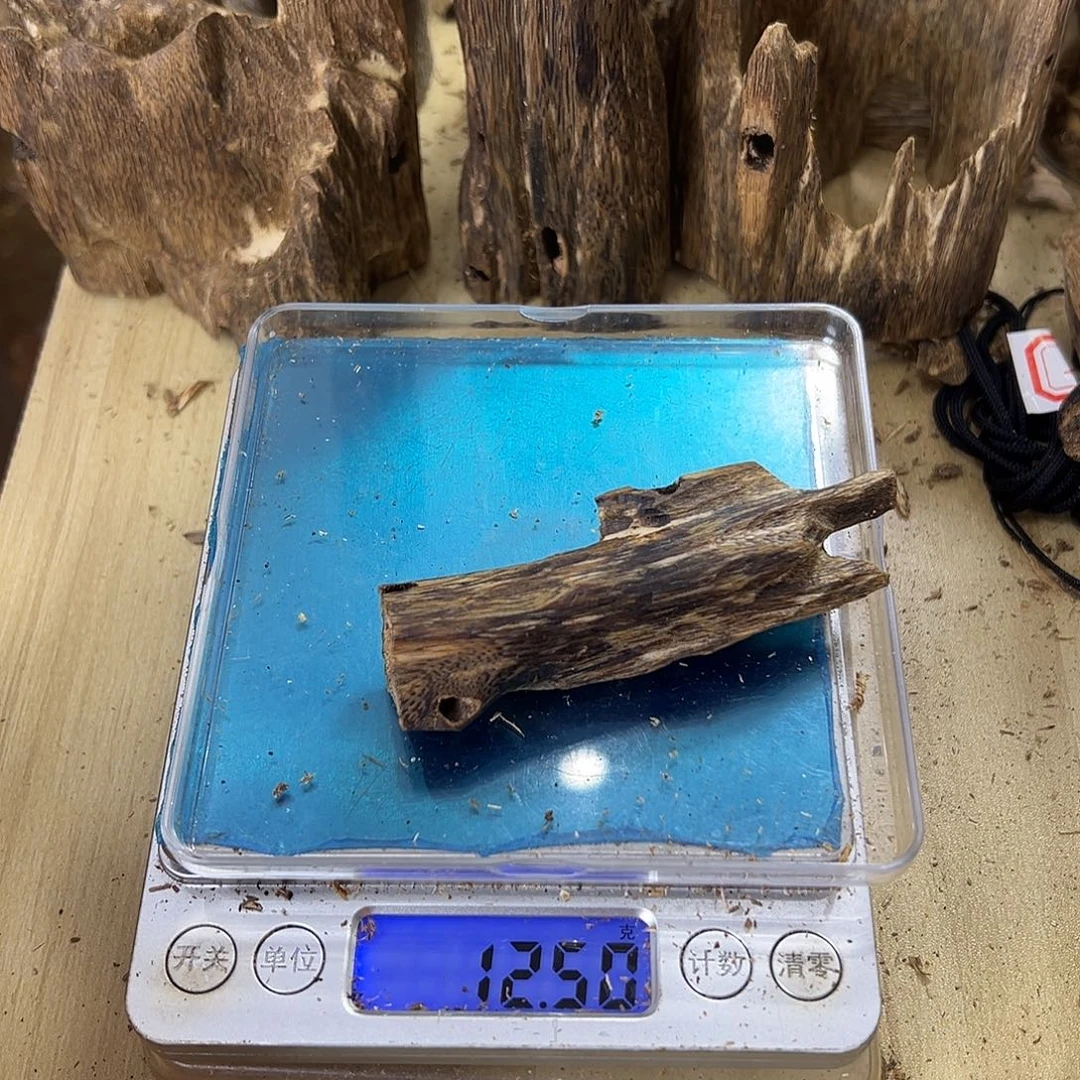 香料绿奇楠虫漏12克白棋