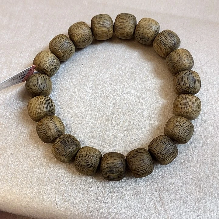 沉香手串下**生沉香西瓜叶老型单圈11MM10克多样性发一条