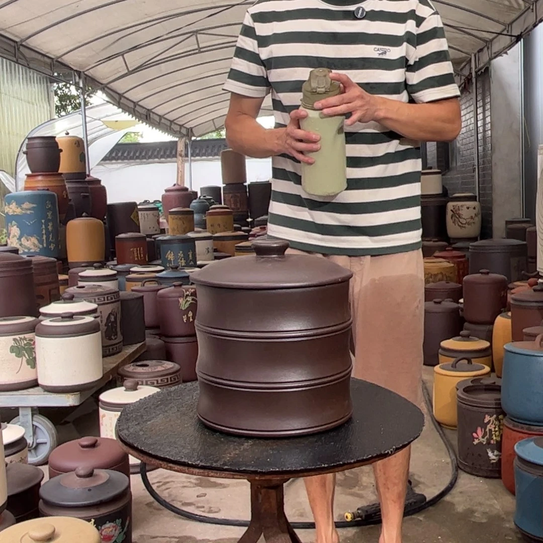 紫砂茶叶罐8 饼茶叶罐