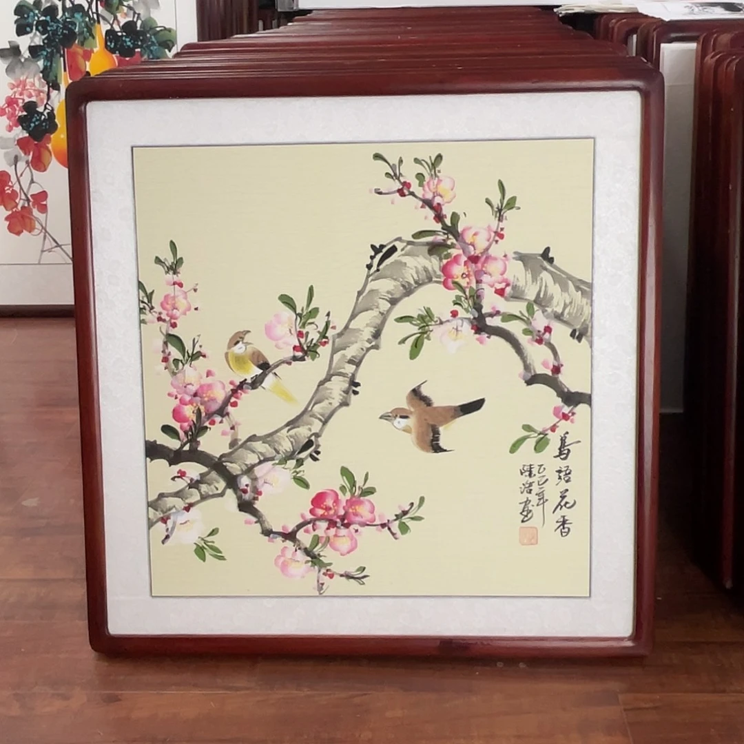 国画带框尺寸63*63厘米