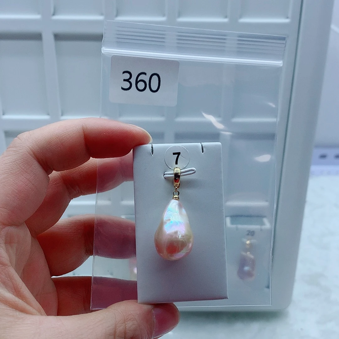 吊坠(不含链)合金淡水珍珠