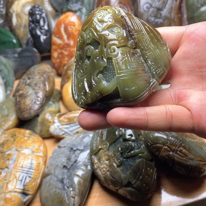 和田玉把件未镶嵌