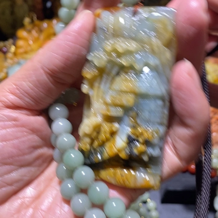 岫玉岫玉吊坠未镶嵌