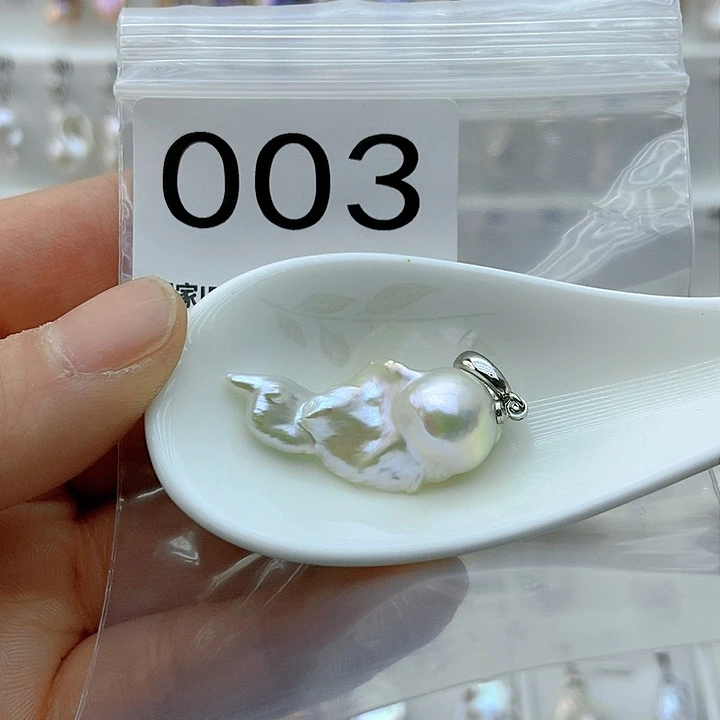 淡水珍珠颈饰银S925镶嵌