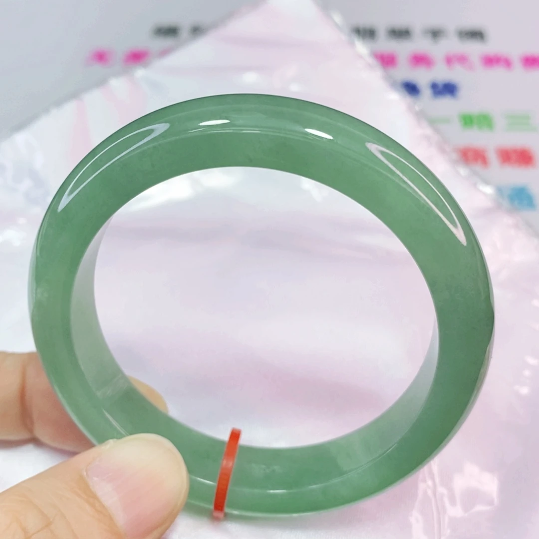 未镶嵌手镯翡翠53.3圈口正圈