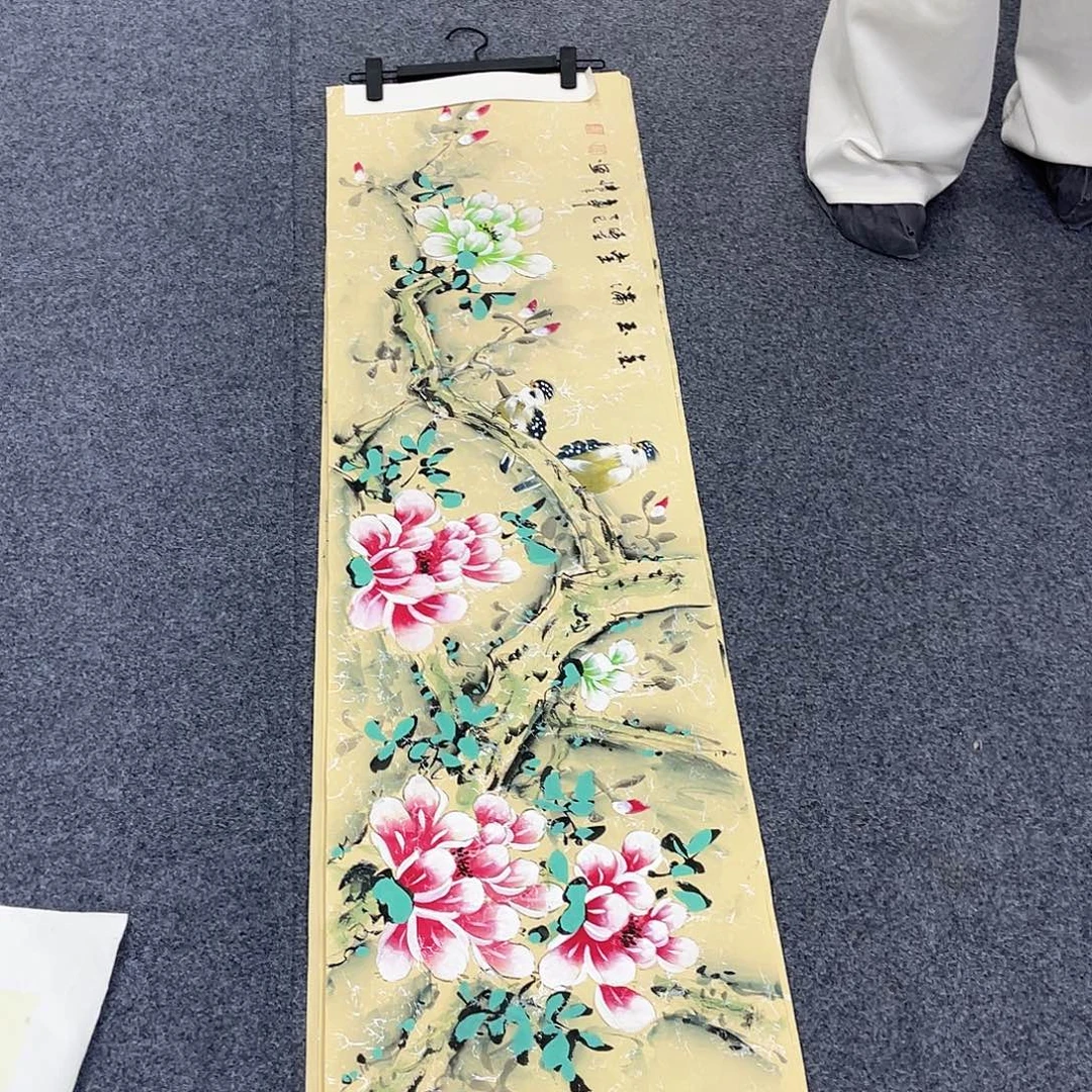 国画作品小姐姐放漏…