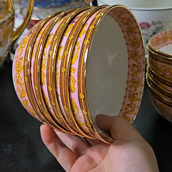 45%以上骨粉骨瓷瑕疵珐琅彩5寸4个米饭碗6666666