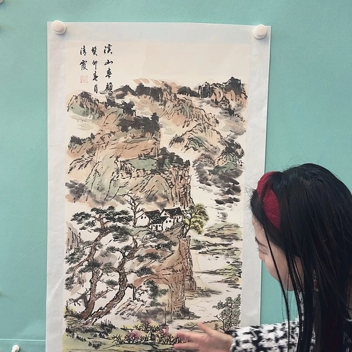 国画刁清霞老师山水作品