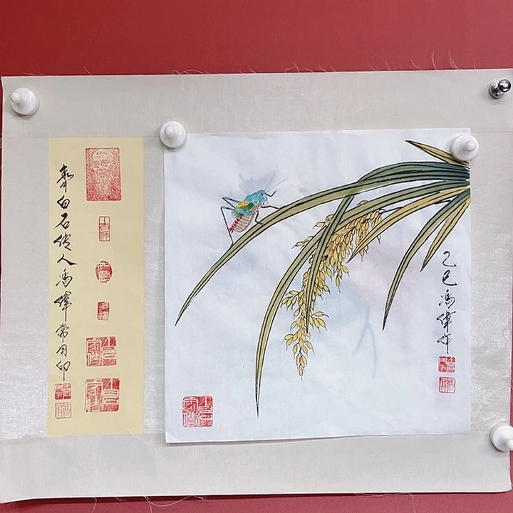 国画冯老师手绘作品