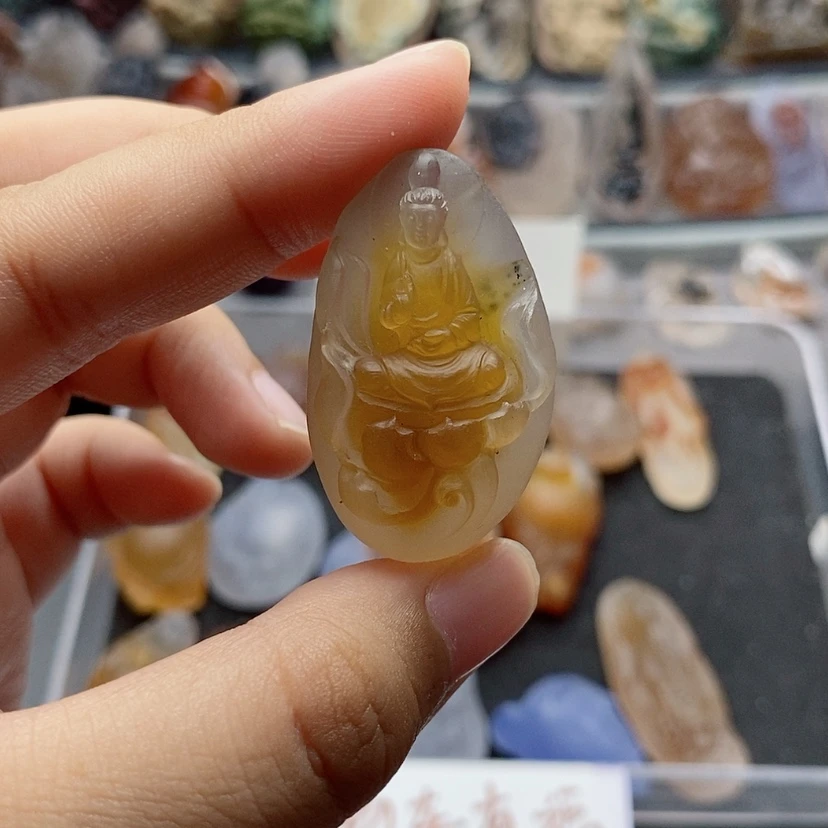 【闪购商品】未镶嵌吊坠定制玛瑙