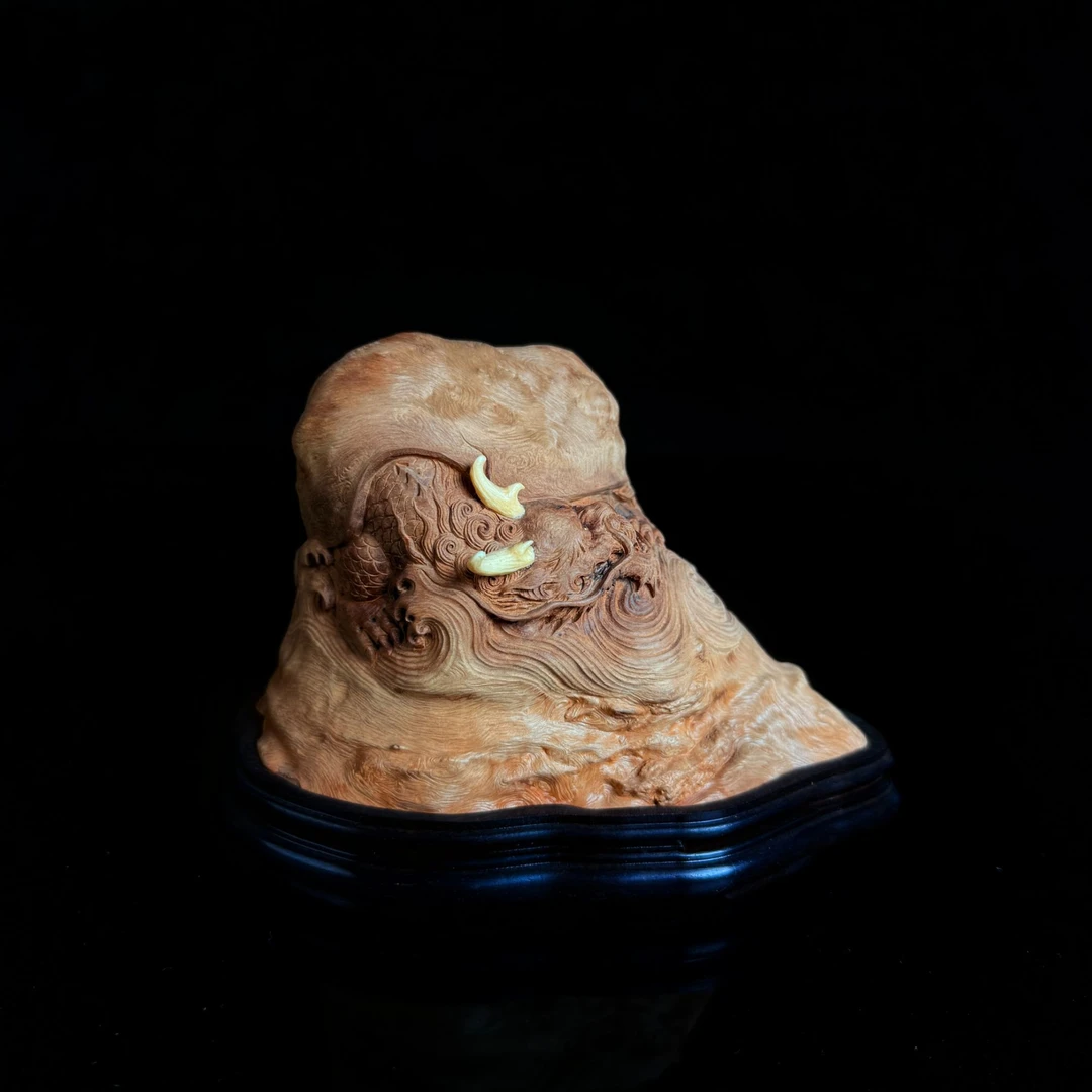 B9900 荔枝木龙龟香炉