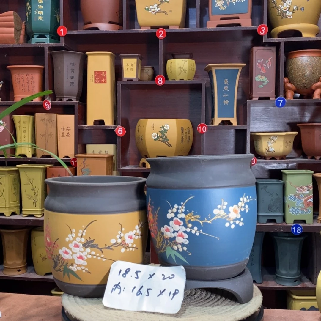 紫砂花盆紫砂艺术