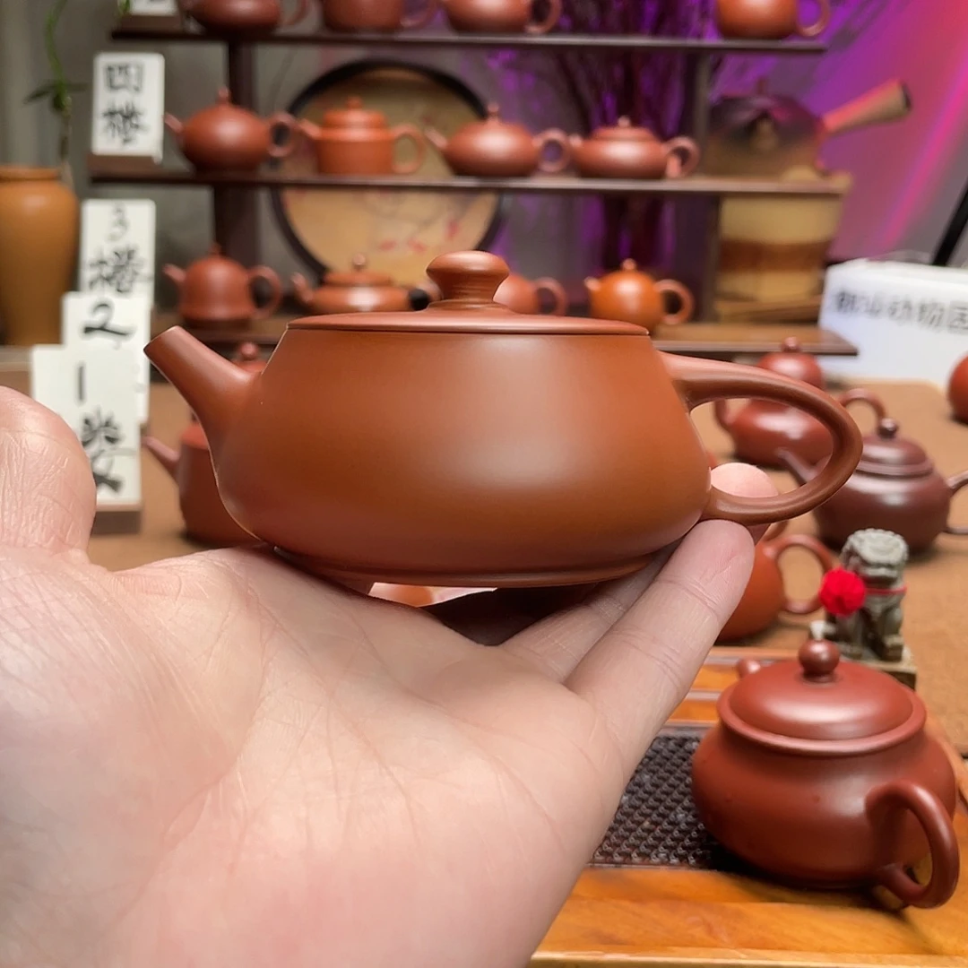 紫砂茶壶梦****?朱泥手拉