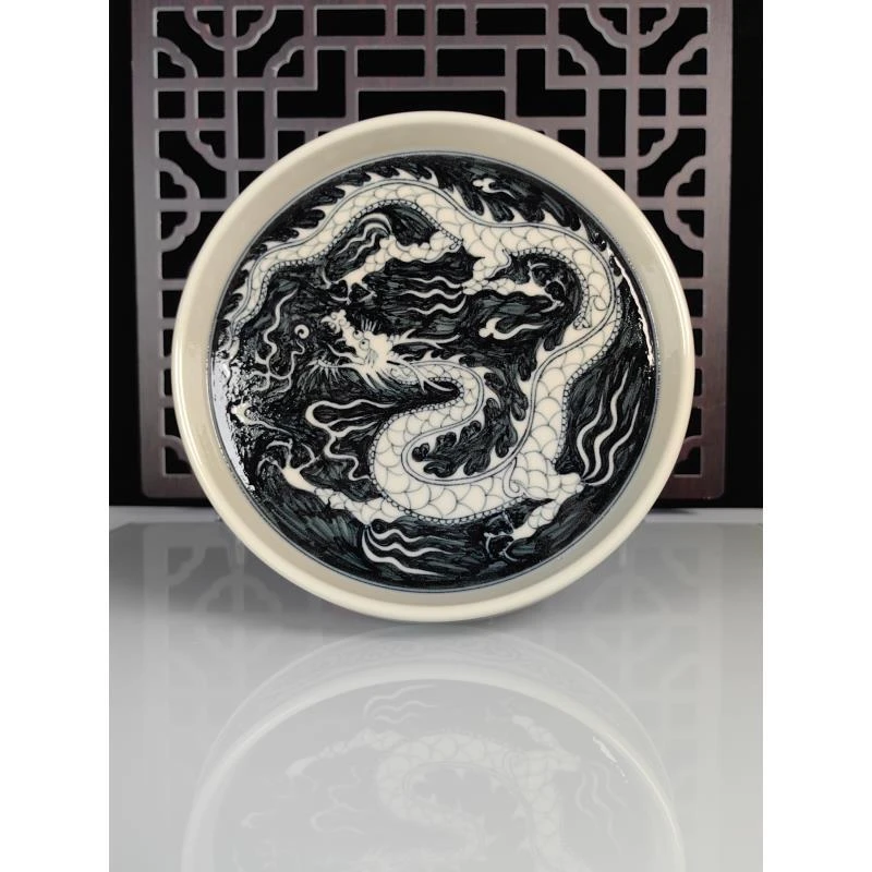 觅纤 龙纹壶承-18厘米  MQ48