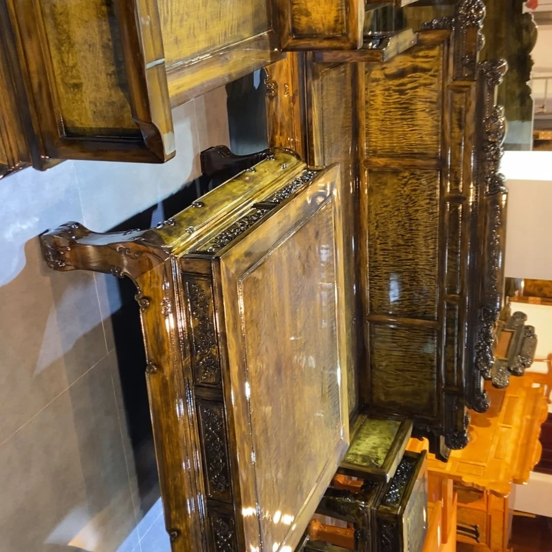 楠木财源滚滚沙发六件套