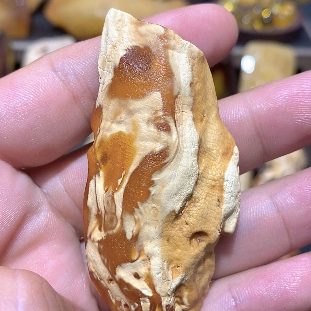 定制琥珀青***ヾ蜜蜡原石定制