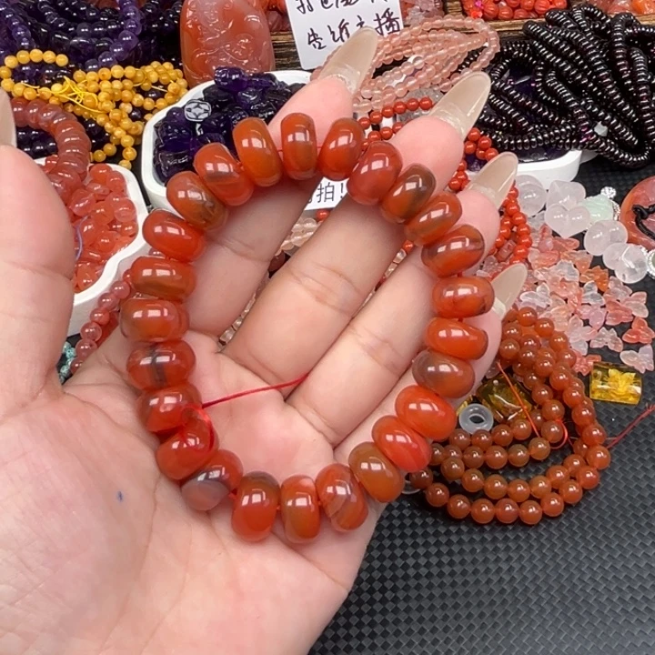南红玛瑙未镶嵌吊坠(不含链)