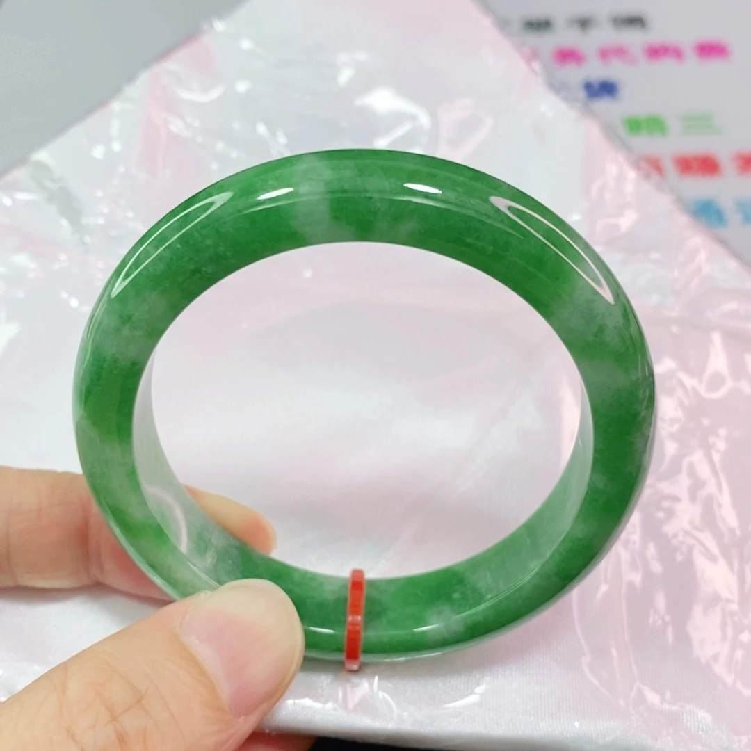 翡翠手镯未镶嵌用****752圈口正圈