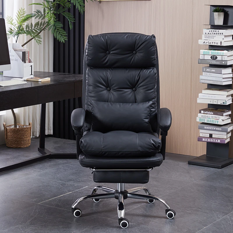 可躺可坐耐磨办公椅电脑椅老板椅座垫舒适柔软久坐不累休闲家用椅