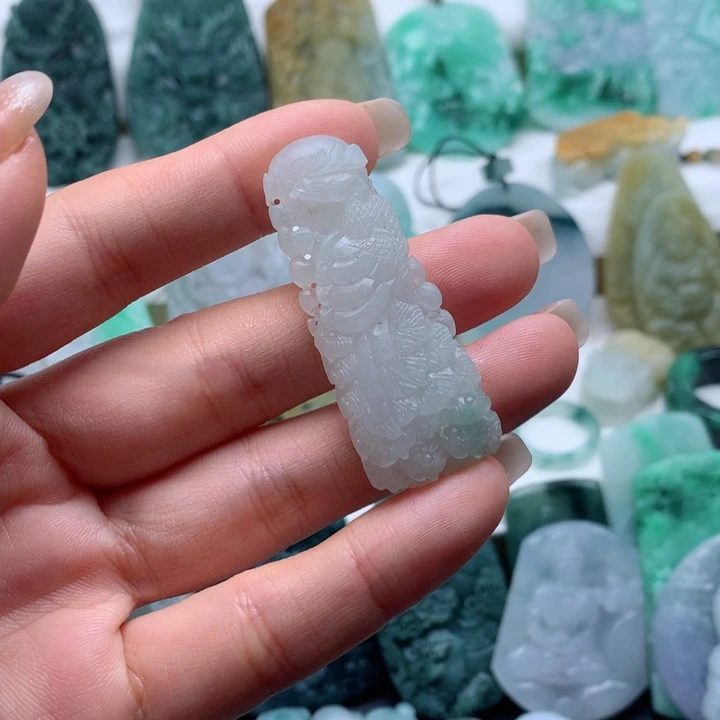 定制翡翠未镶嵌冰凤凰