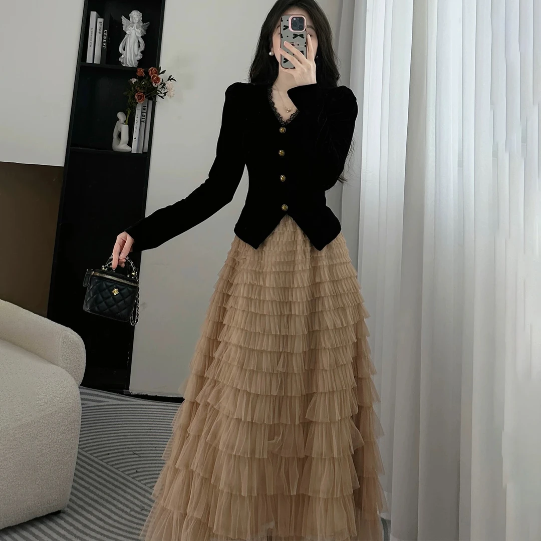 【乐糖】201-300 高级感洋气显瘦连衣裙