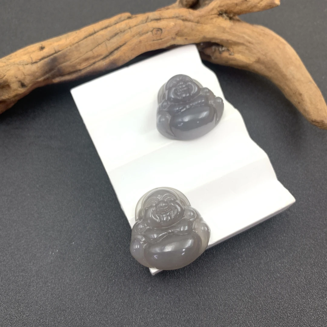 和田玉佛公吊坠-多样性发一-250529008【尺寸约29mm】
