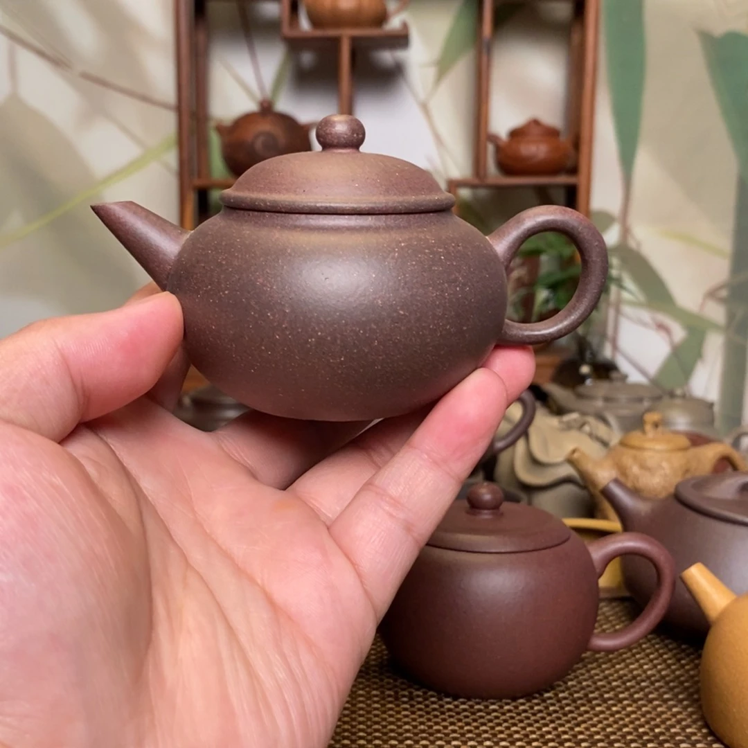 茶壶紫砂特价四号井底槽青水平140cc