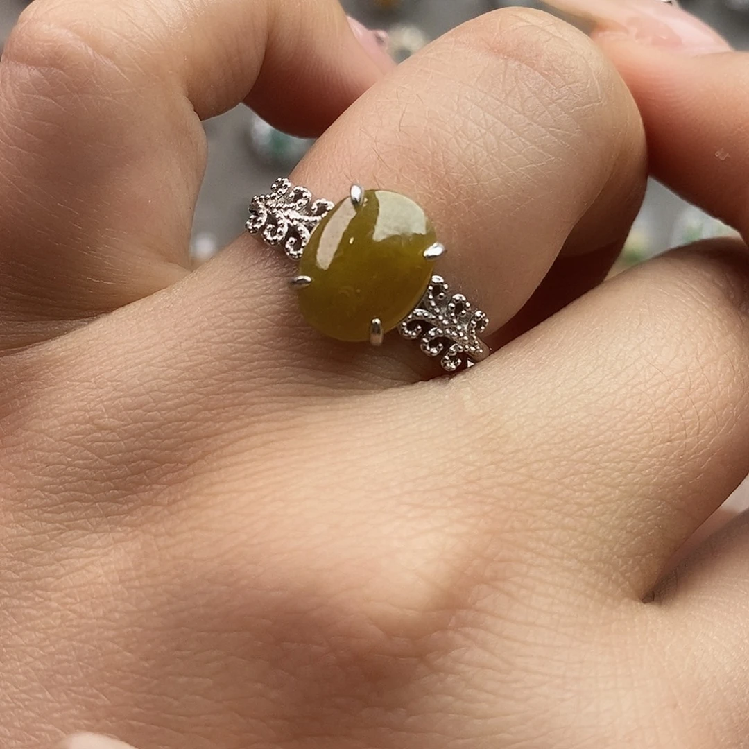 翡翠未镶嵌戒指翡翠