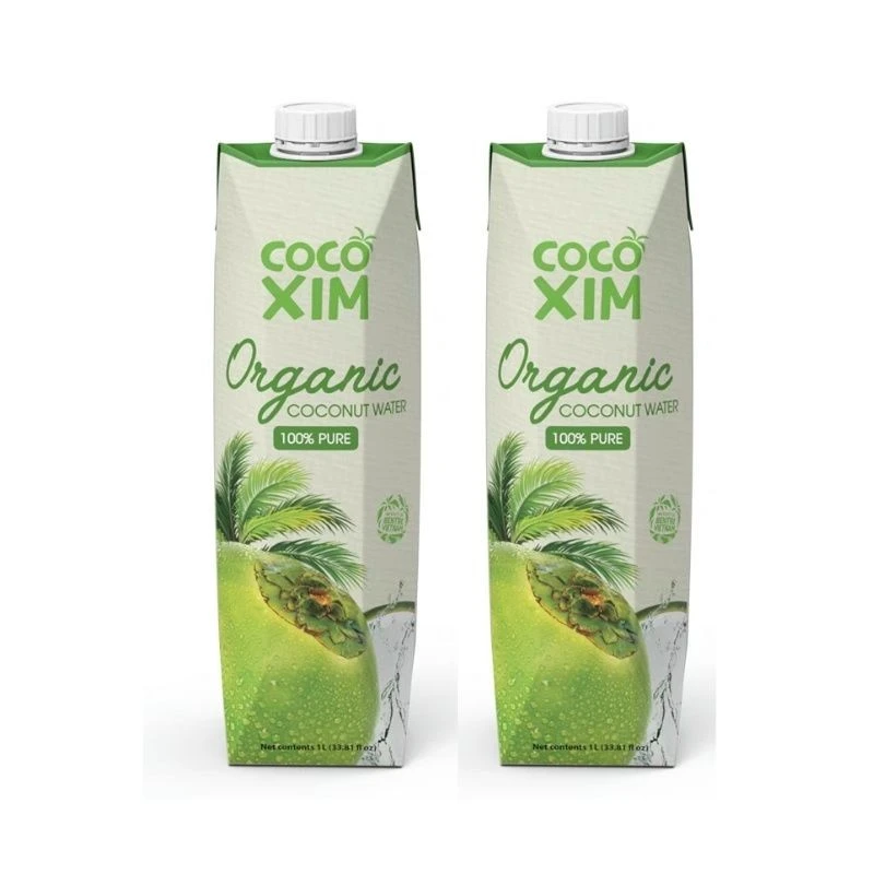 【2瓶装】临期酷酷西姆有机100%纯椰子水NFC椰青果汁1L*2瓶
