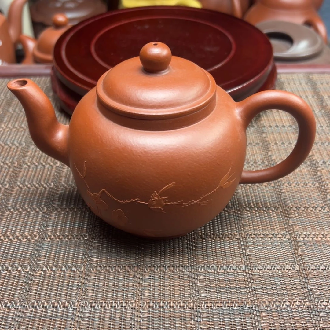 茶壶紫砂宜兴原矿紫砂壶350毫升容量