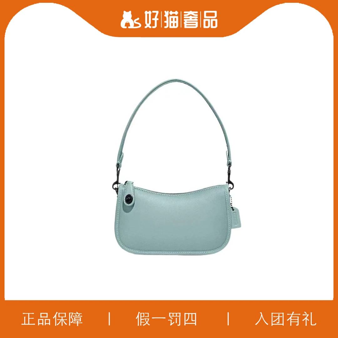 95新 COACH/蔻驰 蔻驰蓝色腋下/F1251/20X12X6