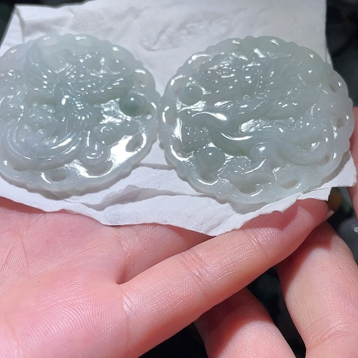 颈饰未镶嵌翡翠天