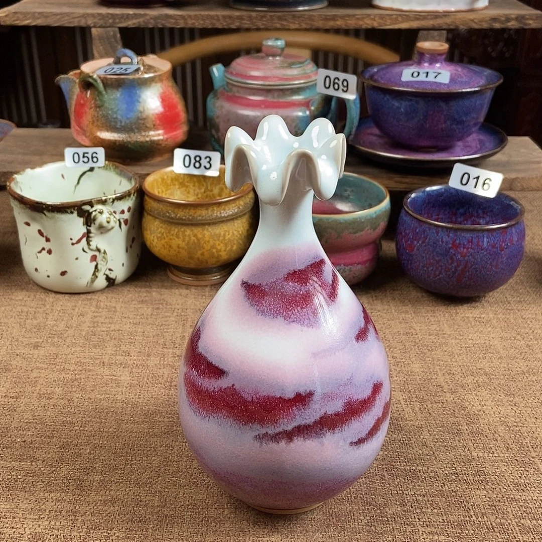 瓷片钧瓷茶壶茶具