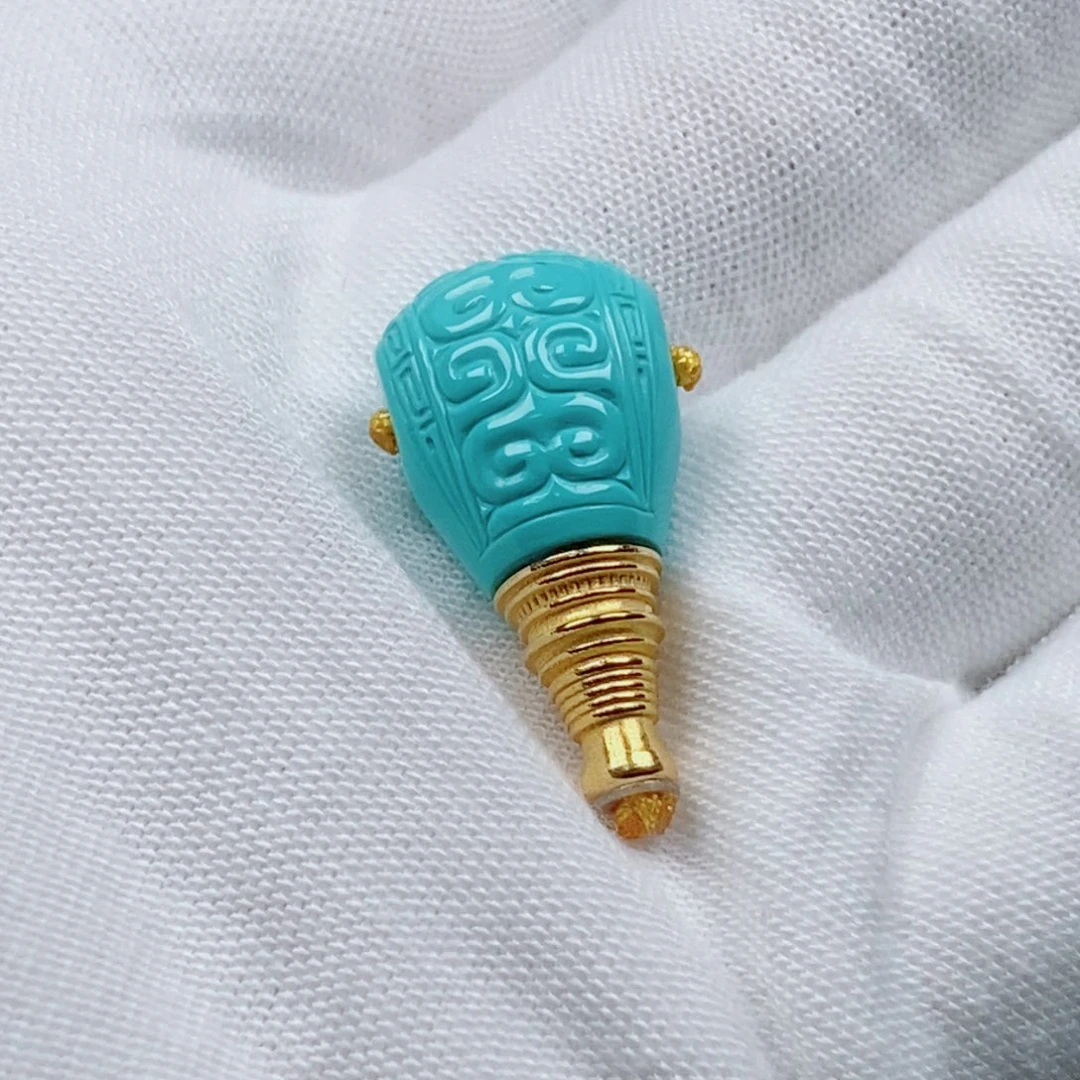 绿松石18K金镶嵌新款