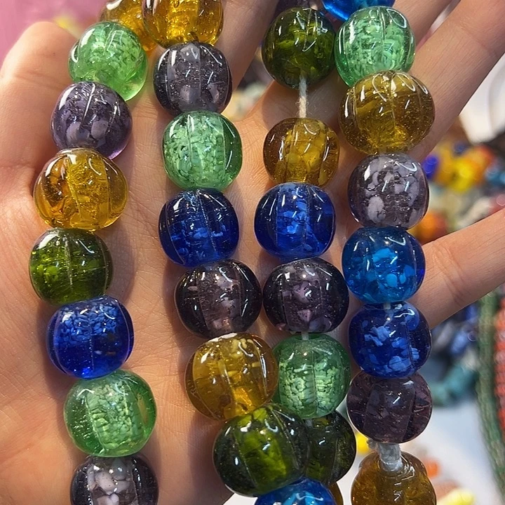 玻璃颈饰尼泊尔琉璃