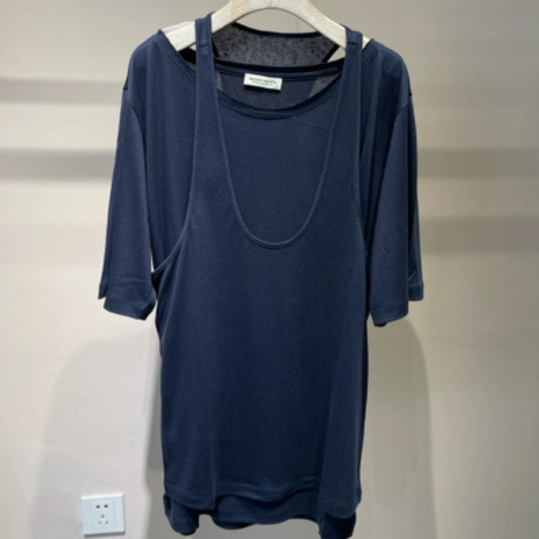 有尾｜工字背心短袖T桖两件套1125305