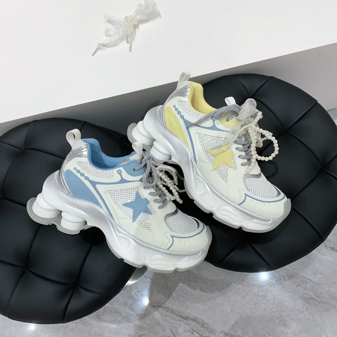 【天邑严选】星星透气休闲运动老爹鞋AB25271