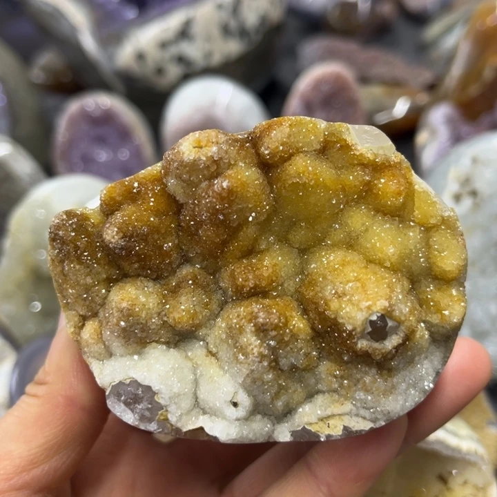 未镶嵌珠宝半成品水晶黄金大牙软