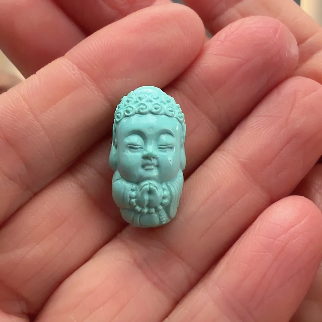 绿松石未镶嵌颈饰