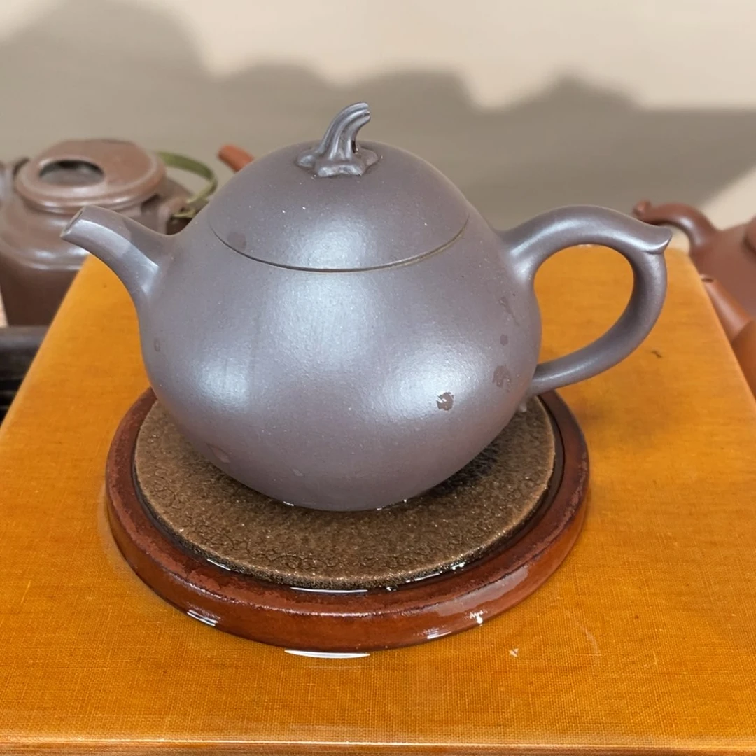 紫砂茶壶高端200cc茄瓜壶