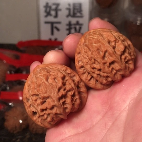 把件文玩核桃三角宫灯40