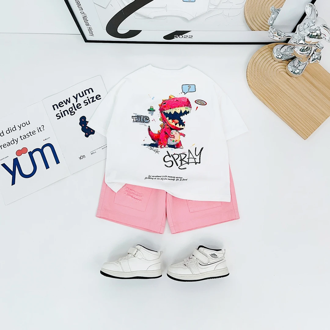 儿童短袖T恤夏季男童上衣夏2025新款夏装潮 AC25073 悠悠童话童装